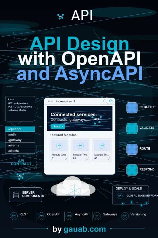 تصميم واجهات API باستخدام OpenAPI وAsyncAPI