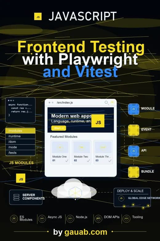 Frontend-Tests mit Playwright und Vitest