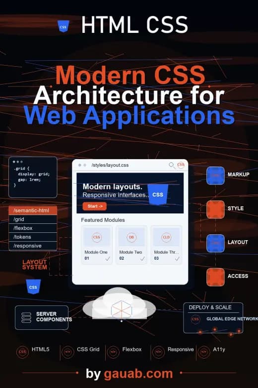 معمارية CSS الحديثة لتطبيقات الويب