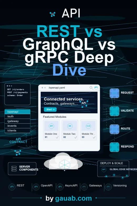 REST vs GraphQL vs gRPC Deep Dive