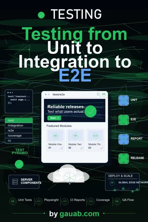 Testing from Unit to Integration to E2E