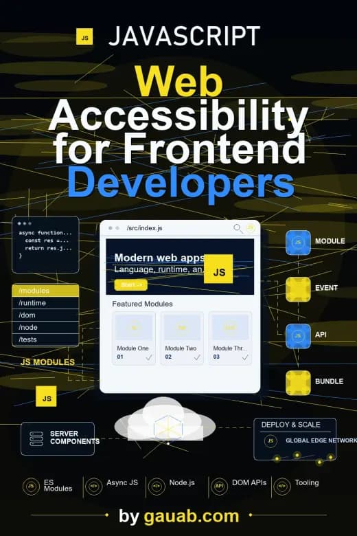 Web Accessibility for Frontend Developers