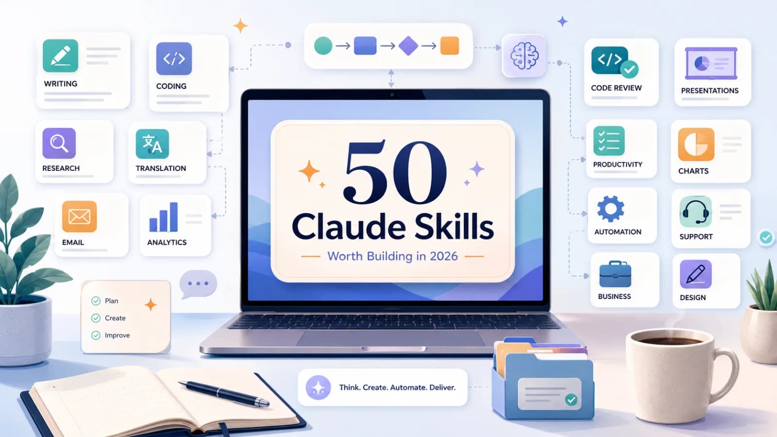 The 50 Claude Skills That Can Save Hours Every Week