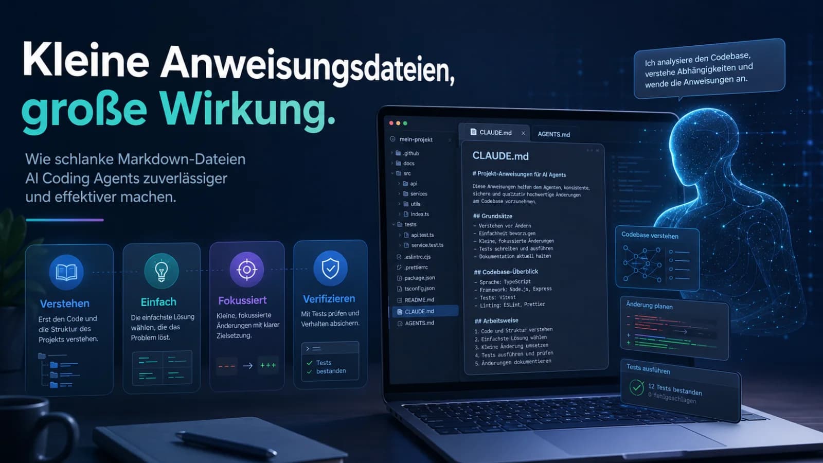 Warum eine einfache CLAUDE.md-Datei KI-Coding-Agenten besser macht