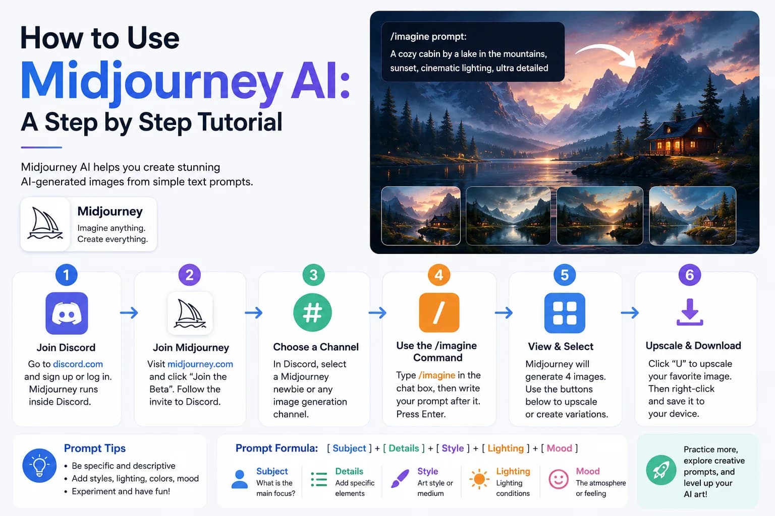 How to Use Midjourney AI: A Step by Step Tutorial