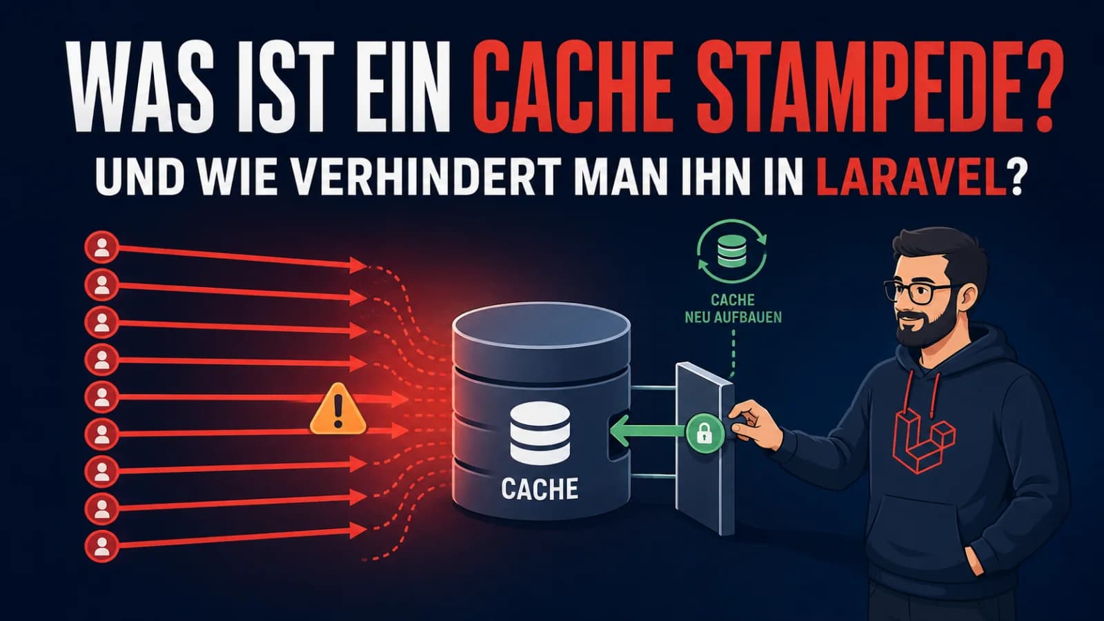 Was ist ein Cache Stampede und wie verhindert man ihn in Laravel?