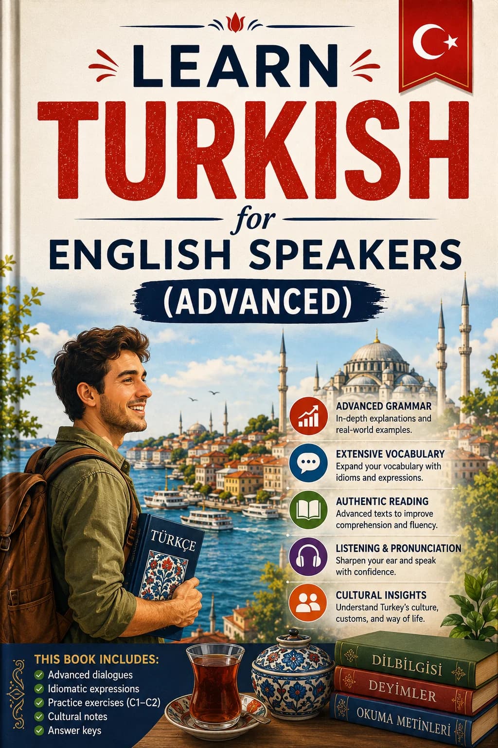 Türkisch lernen für englische Sprecher (Fortgeschrittene)
