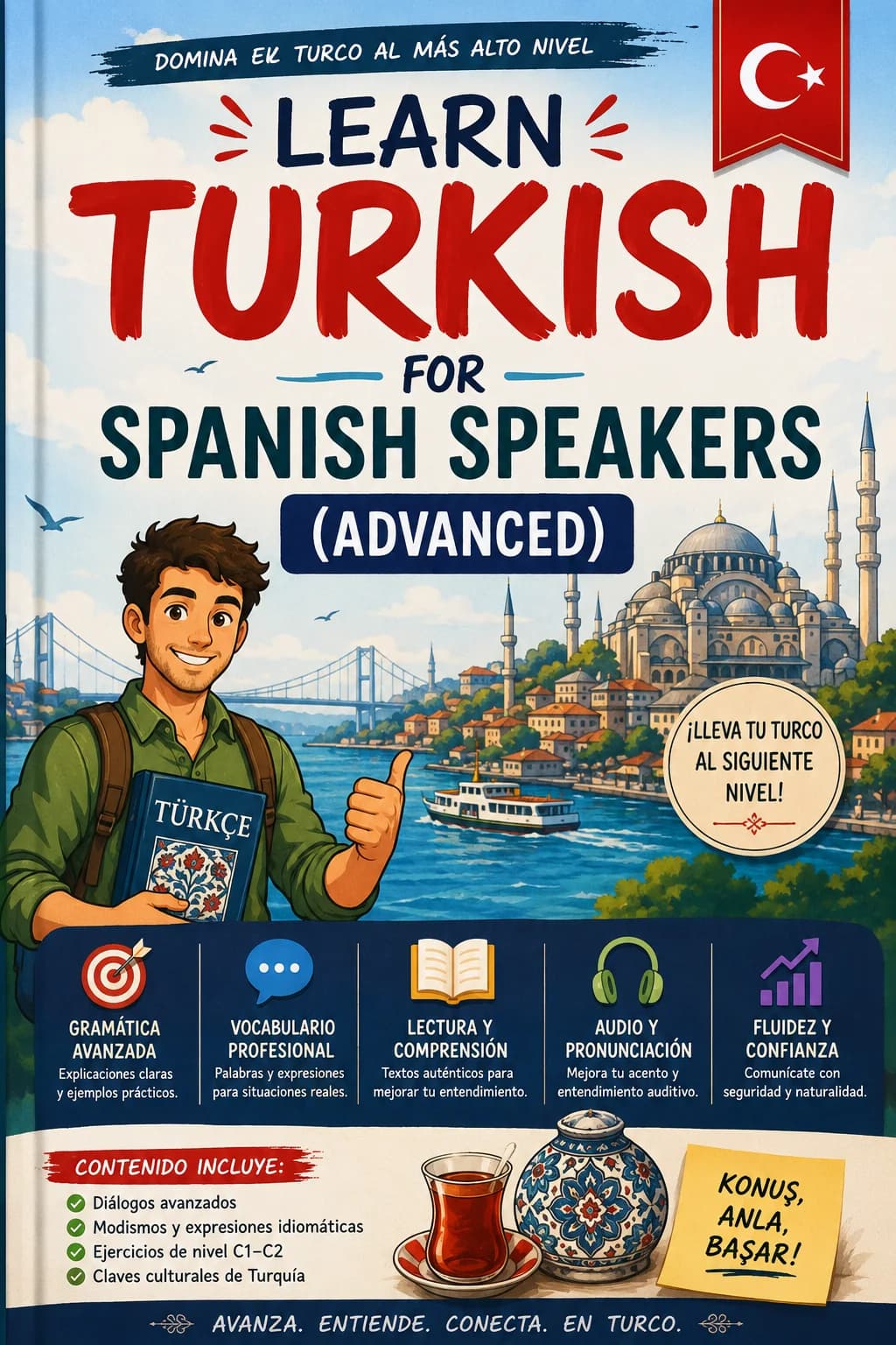 Türkisch lernen für spanische Sprecher (Fortgeschrittene)