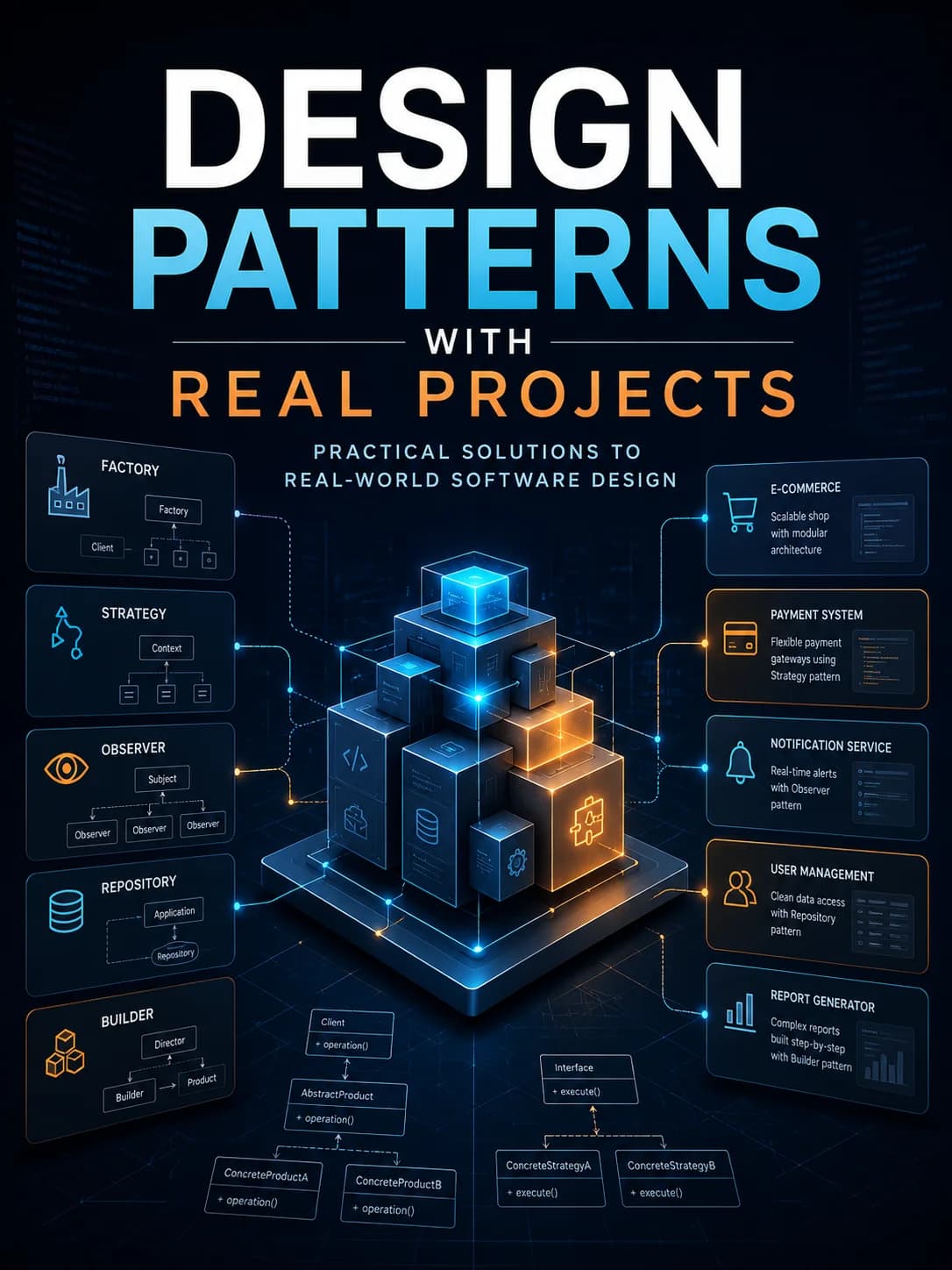 Design Patterns with Real Projects