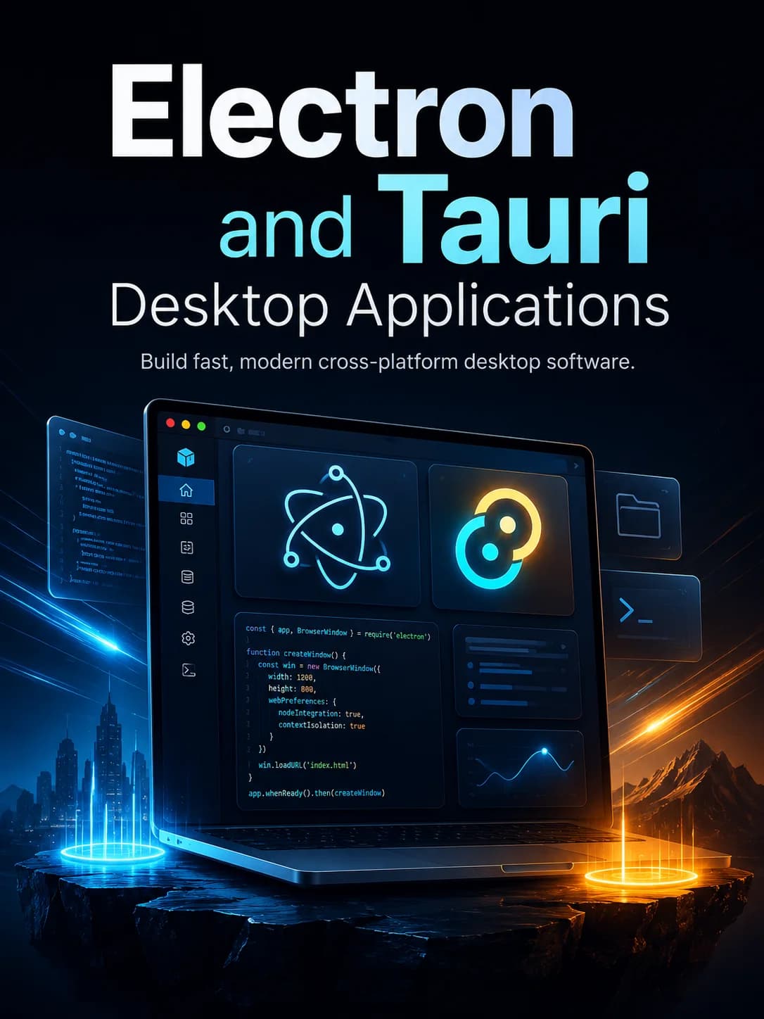 تطبيقات سطح المكتب باستخدام Electron وTauri