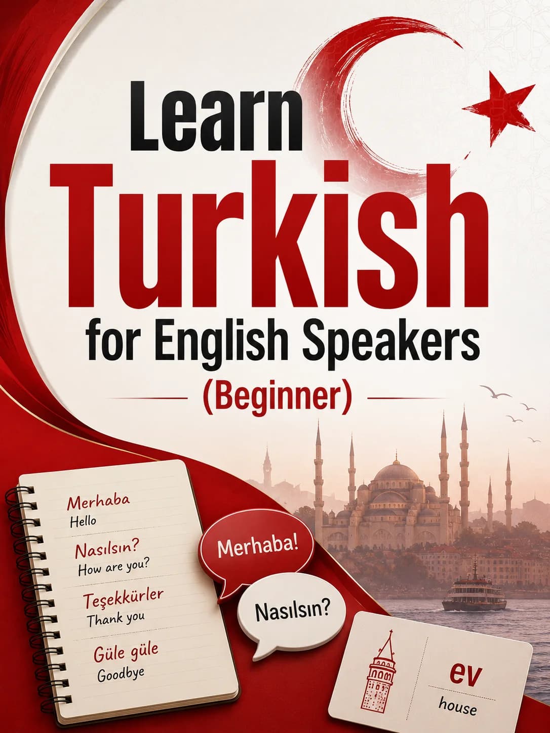 Aprende Turco para hablantes de inglés (Principiante)