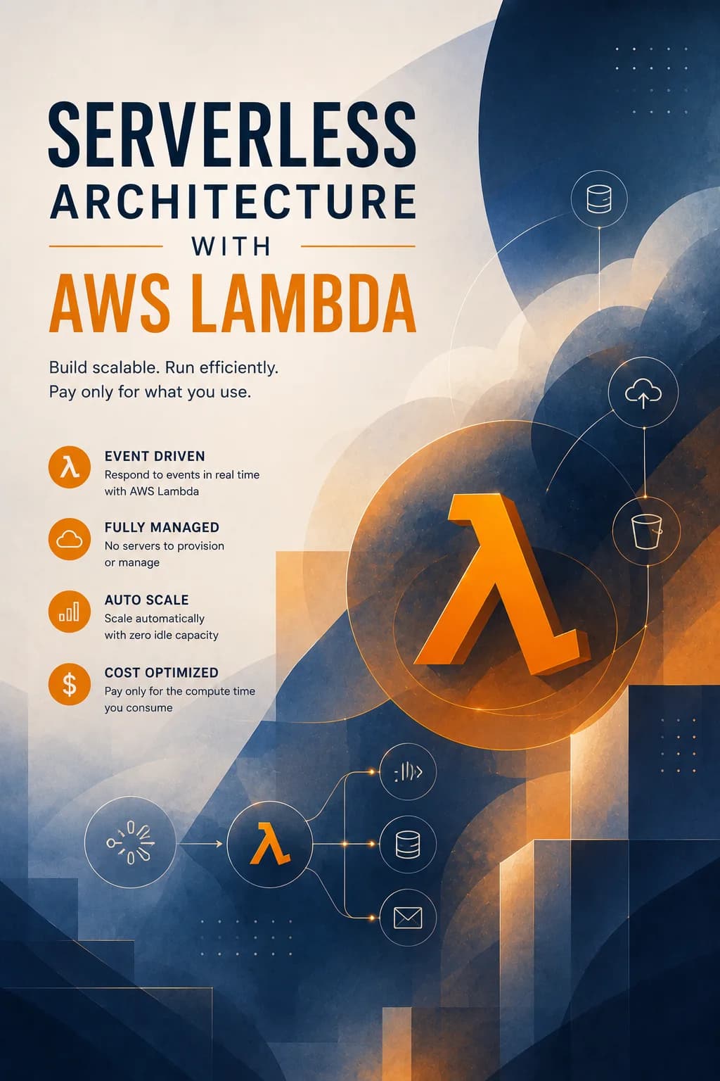 بنية بدون خادم مع AWS Lambda
