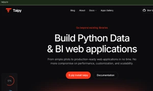 Taipy: أداة مفتوحة المصدر لبناء تطبيقات البيانات باستخدام Python فقط